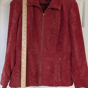 N Touch Red Corduroy Jacket